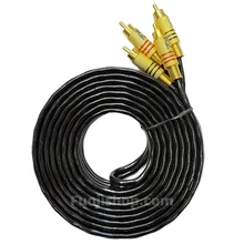 کابل RCA دو به دو 5 متری فیش فلزی| K2 Electronics کابل RCA دو به دو 5 متری فیش فلزی| K2 Electronics