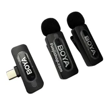 میکروفون یقه ای تایپ سی بیسیم بویا BOYA V20 میکروفون یقه ای تایپ سی بیسیم بویا BOYA V20